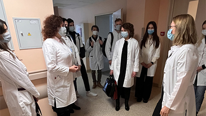 studenty gomelskogo gosudarstvennogo meditsinskogo universiteta pobyvali v rnpts omr im n n aleksandrova 3