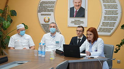 sovet glavnykh vrachej onkologov s uchastiem otvetstvennykh lits po organizatsii diagnostiki i lecheniya patsientov v ramkakh realizatsii programmy tetsentrik 1